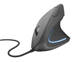 Optická ergonomická myš Trust Verto 22885, ergonomická, extra velká tlačítka, černá