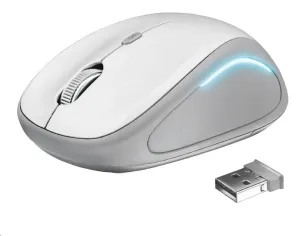 Optická Wi-Fi myš Trust Yvi FX 22335, bílá