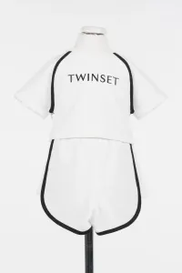 Twinset Girl Set trička s krátkým rukávem a šortek bílý TWINSET velikost: 8