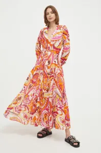 Bavlněné šaty Twinset maxi #5155909