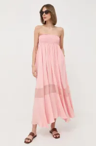 Šaty Twinset růžová barva, midi #5051311