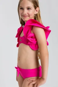 Plavky dvojdílné tmavě růžové Twinset Girl velikost: 8
