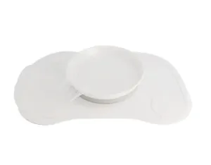 Twistshake Podložka Click-mat Mini s talířem, bílá