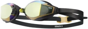 Plavecké brýle tyr stealth-x mirrored černo/zlatá