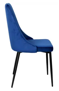 TZB Čalouněná židle LINCOLN námořnická modř