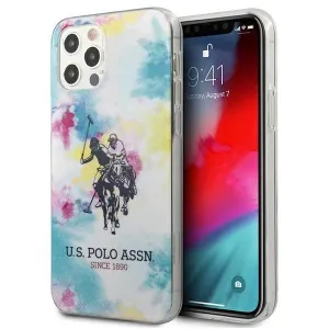 Pouzdro U.S. Polo Assn. Tie & Dye Collection pro iPhone 12 / iPhone 12 Pro - vícebarevné