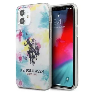 Pouzdro U.S. Polo Assn. Tie & Dye Collection pro iPhone 12 mini - vícebarevné