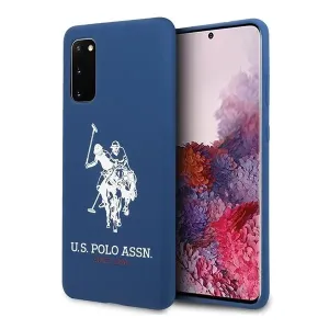 Silikonové pouzdro U.S. Polo Assn. Silicone Collection pro Samsung Galaxy S20 - tmavě modré