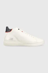 Kožené sneakers boty U.S. Polo Assn. Cryme bílá barva #3434340