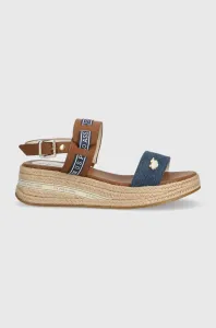 Sandály U.S. Polo Assn. GLORY dámské, hnědá barva, na platformě, GLORY004D #5309689