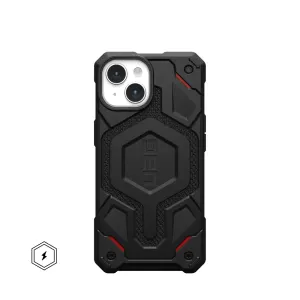 ( UAG ) Urban Armor Gear Monarch Pro  iPhone 15 s MagSafe kevlar cerný