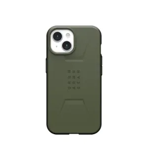 Kryt UAG Civilian MagSafe, olive drab - iPhone 15 (114287117272)