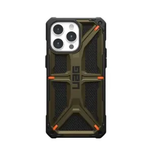 Kryt UAG Monarch, kevlar element green - iPhone 15 Pro Max (11429811397B)