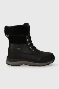 Boty UGG Adirondack Boot III dámské, černá barva, na plochém podpatku, zateplené, 1095141