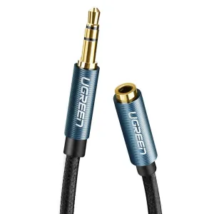 Ugreen AV118 prodlužovací audio kabel 3.5mm jack 1.5m F/M, modrý (40674)
