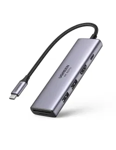 Ugreen CM511 HUB adaptér USB-C - 2x USB / HDMI / USB-C PD 100W, šedý (60384 CM511)