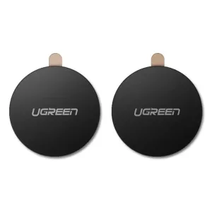 Ugreen 2x kovový plíšek pro magnetický držák na mobil do auta, černý (30836)
