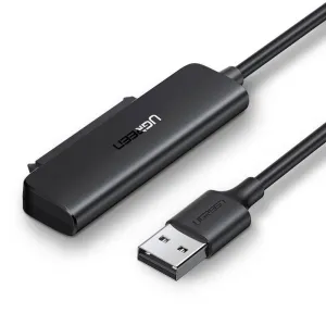 Ugreen CM321 adaptér HDD SSD 2.5'' SATA III 3.0 - USB 3.2, černý (70609)