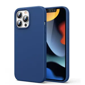 Ugreen Ochranné silikonové pouzdro gumové flexibilní silikonové pouzdro iPhone 13 Pro modré