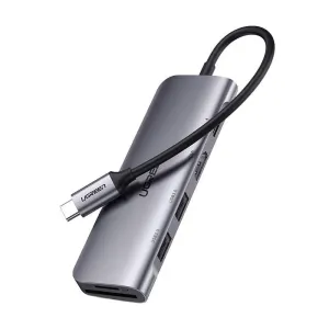 Adaptér HUB UGREEN CM195 USB-C na HDMI, 2x USB-A 3.0, SD/TF, PD