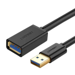 Kabel USB 3.0 UGREEN 10368B, samec, 1 m (černý)
