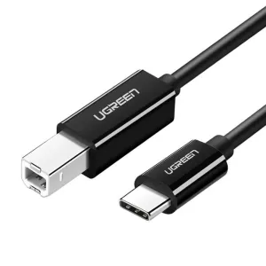 Kabel USB-C 2.0 na USB-B UGREEN US241 pro tiskárnu, 1 m (černý)