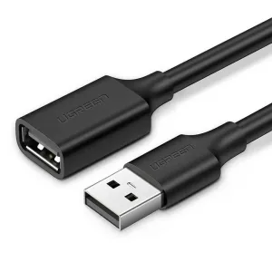Prodlužovací kabel USB 2.0 UGREEN US103, 1,5 m (černý)