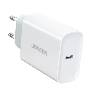 Síťová nabíječka UGREEN CD127, USB-C, PD3.0, QC4.0, 30 W (bílá)