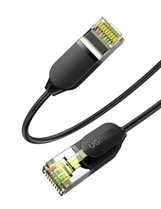 Síťový kabel UGREEN NW149, Ethernet RJ45, Cat.7, F/FTP, 2 m (černý)