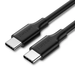 Ugreen USB-C 2.0 (M) to USB-C (M) 60W / 3A Data Cable Black 0.5m