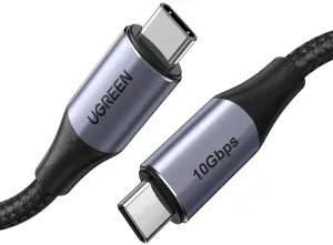 Kabel USB-C 3.1 Gen.2 UGREEN US355, PD 3.1, 5A, 100W, 4K, 10Gbps, 1m (černý)