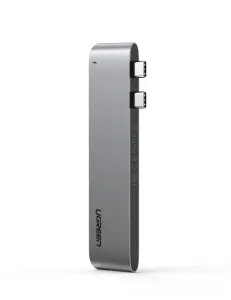 UGREEN CM251 adaptér USB-C 6 v 2 pro MacBook Air / Pro (šedý)