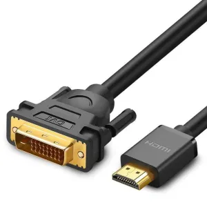 Ugreen HD106 kabel HDMI - DVI 3m, černý (10136)