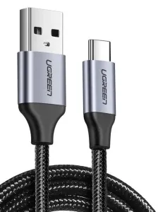 Cable USB-C QC3.0 UGREEN 1m with aluminium plug Black