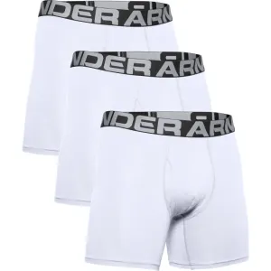 UNDER ARMOUR-UA Charged Cotton 6in 3 Pack-WHT Bílá XL