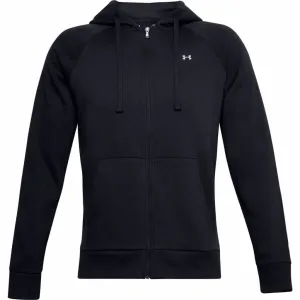 UNDER ARMOUR-UA Rival Fleece FZ Hoodie-BLK Černá XL