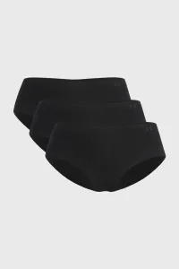 3 PACK černých sportovních kalhotek  Hipster L Under Armour