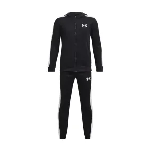 UNDER ARMOUR-UA Knit Hooded Track Suit-BLK-1376329-001 Černá 137/149