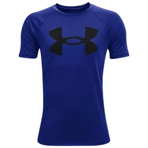 Under Armour UA Tech Big Logo SS Triko dětské Modrá