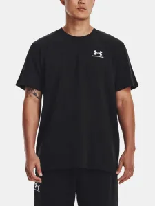 Under Armour UA Logo Emb Heavyweight SS Triko Černá