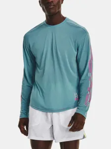 Under Armour UA Run Anywhere Breeze LS Triko Modrá