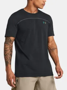 Under Armour UA Rush Seamless Wordmark SS Triko Černá