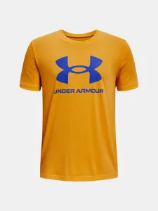 Under Armour UA Sportstyle Logo SS Triko dětské Žlutá
