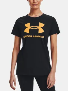 Under Armour UA Sportstyle Logo Triko Černá #2846254