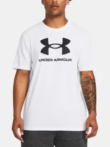 Under Armour UA Sportstyle Logo Update SS Triko Bílá #5914442