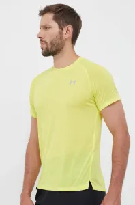 Běžecké tričko Under Armour žlutá barva