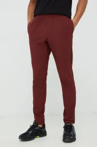 Kalhoty Under Armour pánské, hnědá barva, hladké #5936351