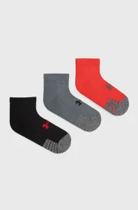 Unisex kotníkové ponožky Under Armour Heatgear Locut 3 páry  M (36,5-40,5)  Red