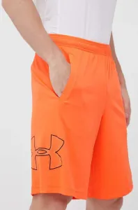 Tréninkové šortky Under Armour oranžová barva, 1306443