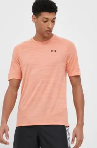 Tréninkové tričko Under Armour Tiger Tech 2.0 hnědá barva #4650475